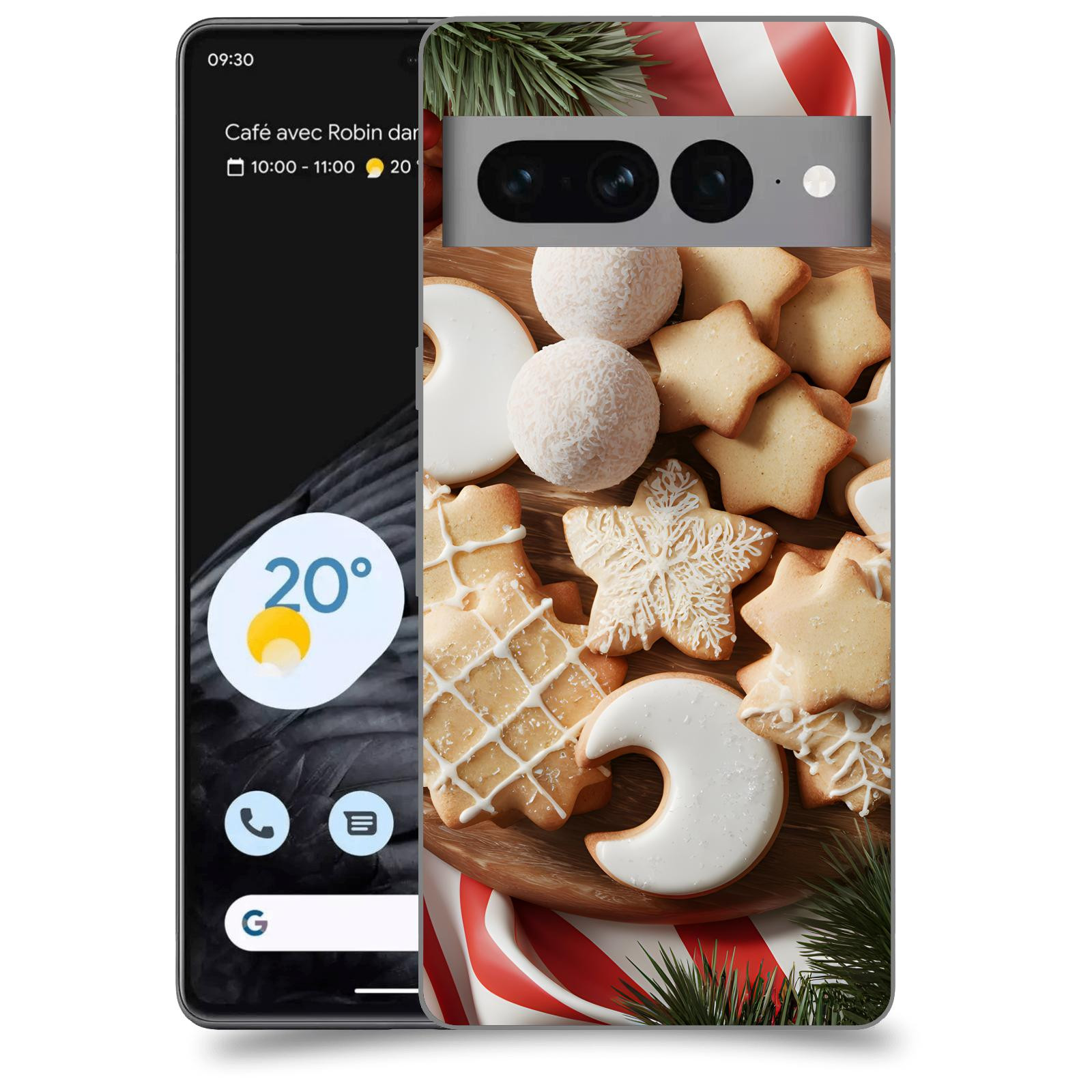 ACOVER Kryt na mobil Google pixel 7 pro - Vánoční cukroví 2