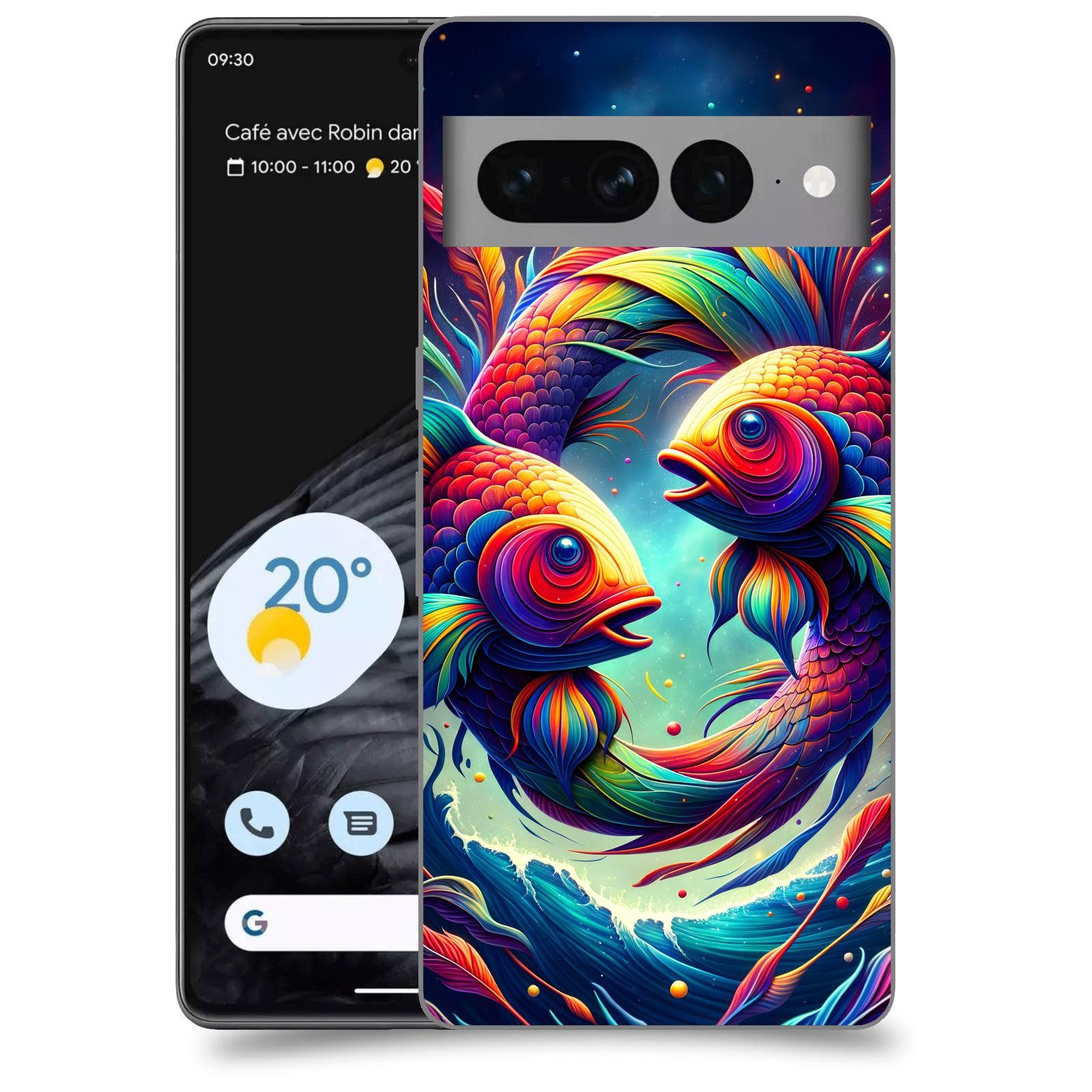 ACOVER Kryt na mobil Google pixel 7 pro - Ryby