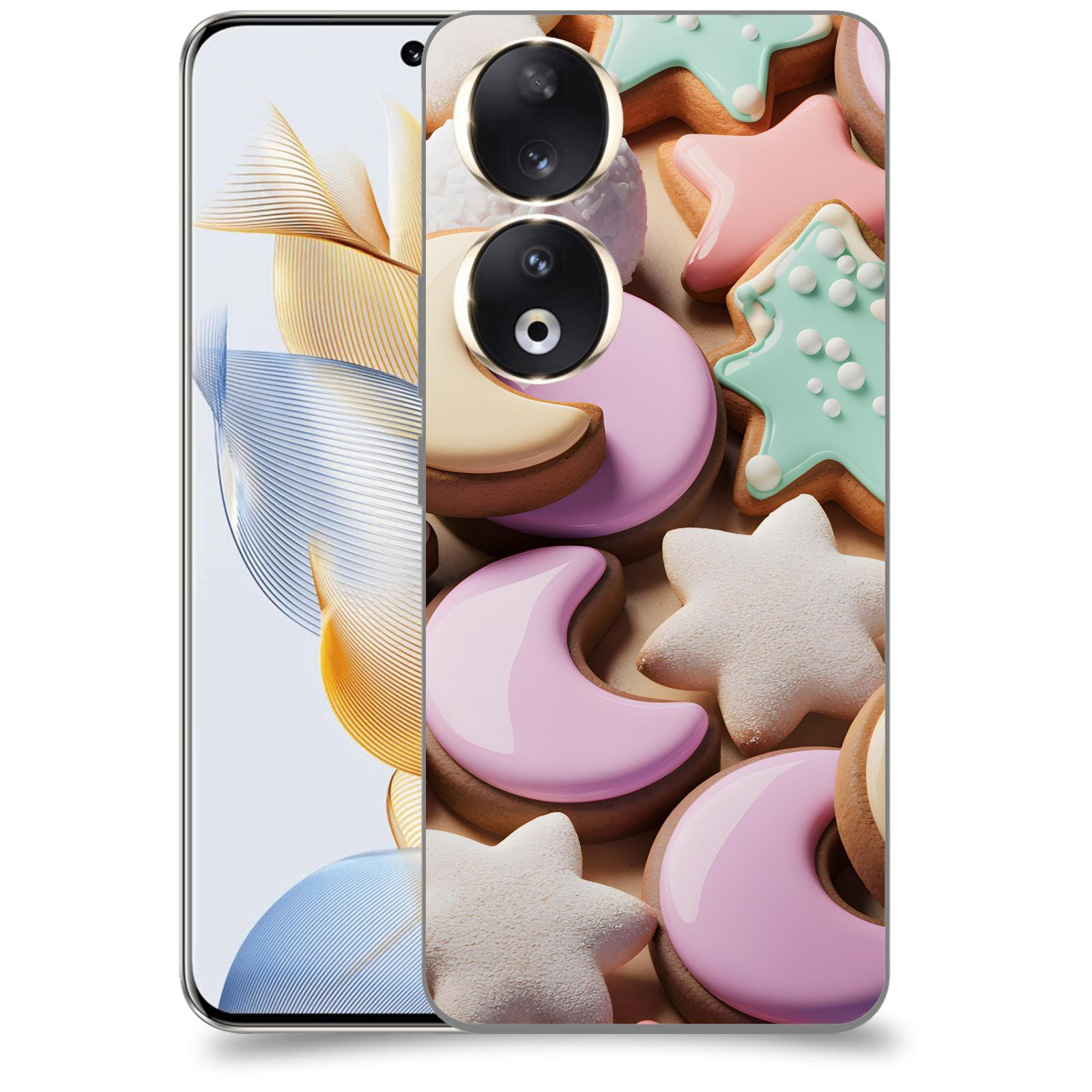 ACOVER Kryt na mobil Honor 90 - Vánoční cukroví