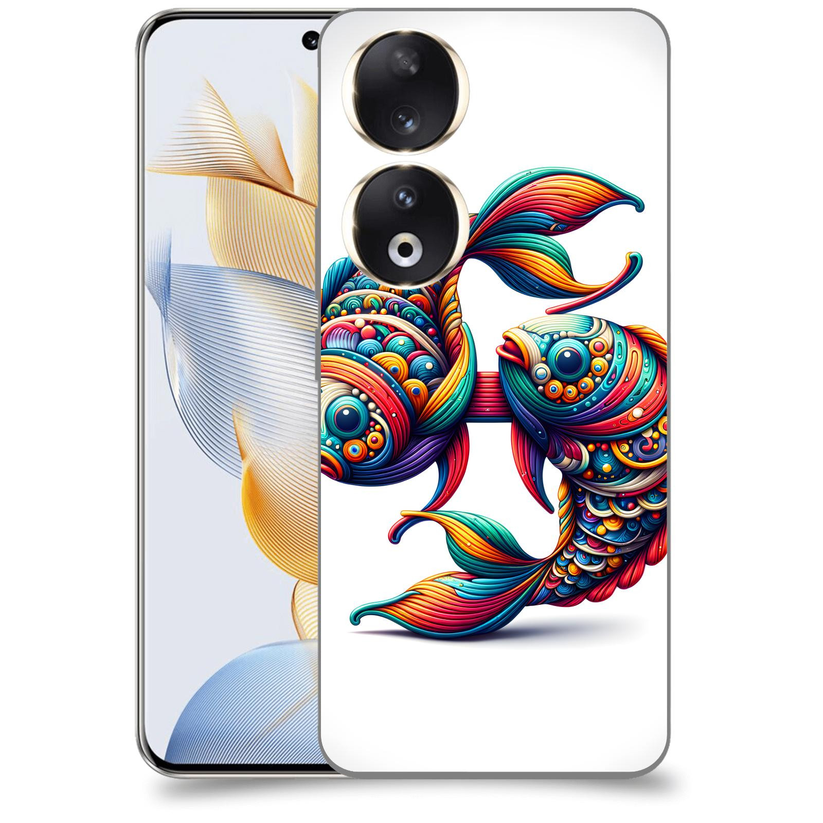 ACOVER Kryt na mobil Honor 90 - Ryby 2