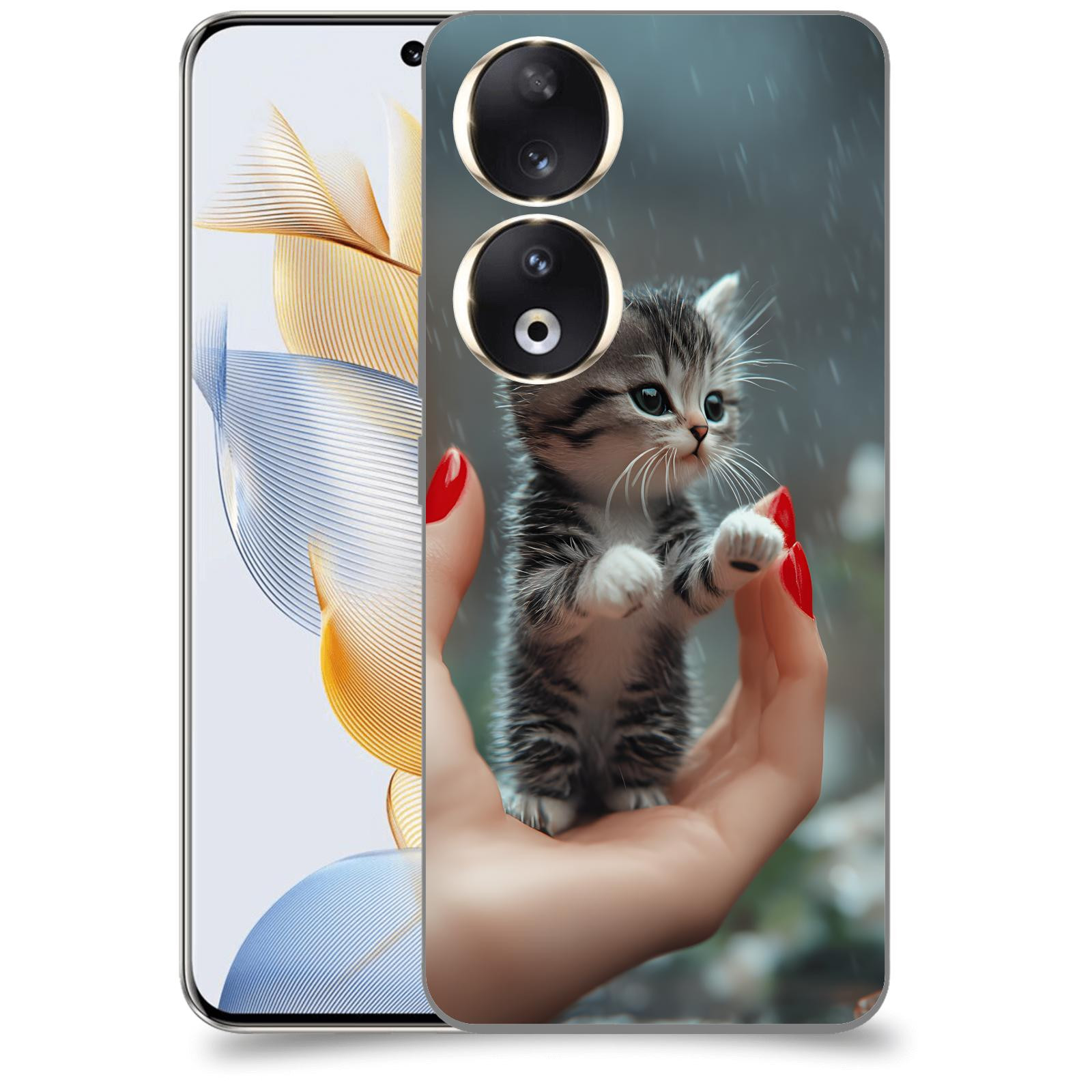 ACOVER Kryt na mobil Honor 90 - Koťátko