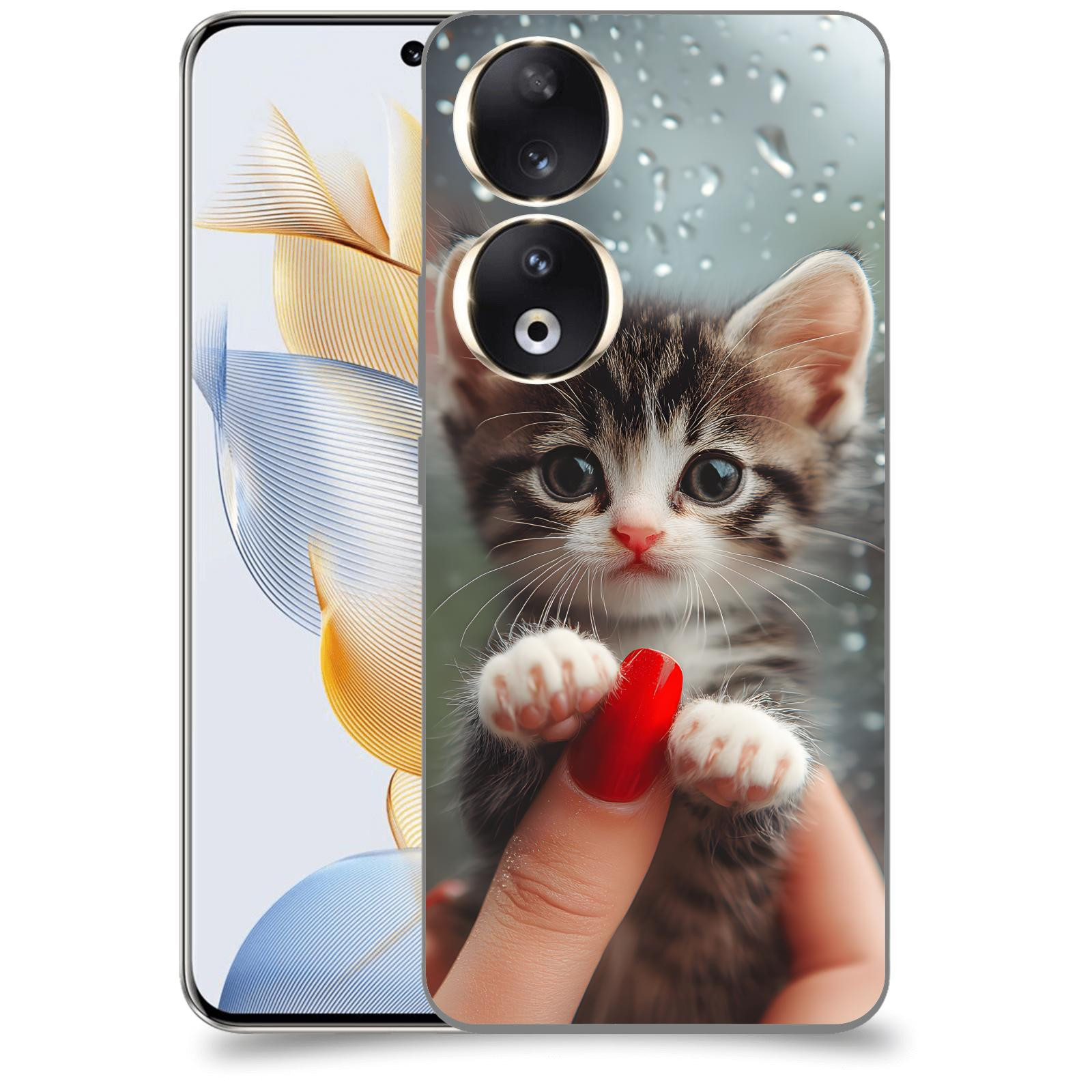 ACOVER Kryt na mobil Honor 90 - Koťátko 2