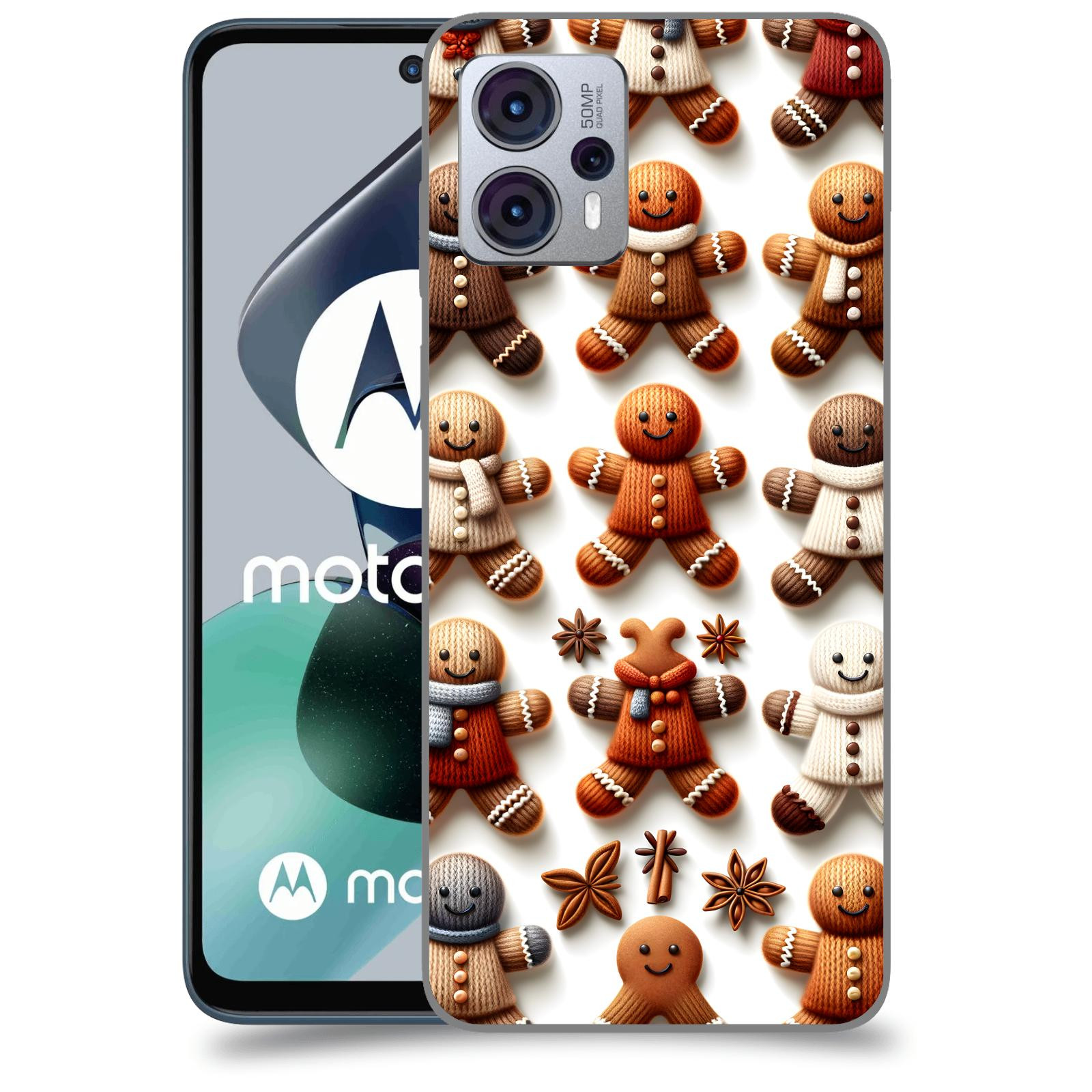 ACOVER Kryt na mobil Motorola Moto G23 - Perníčky 2