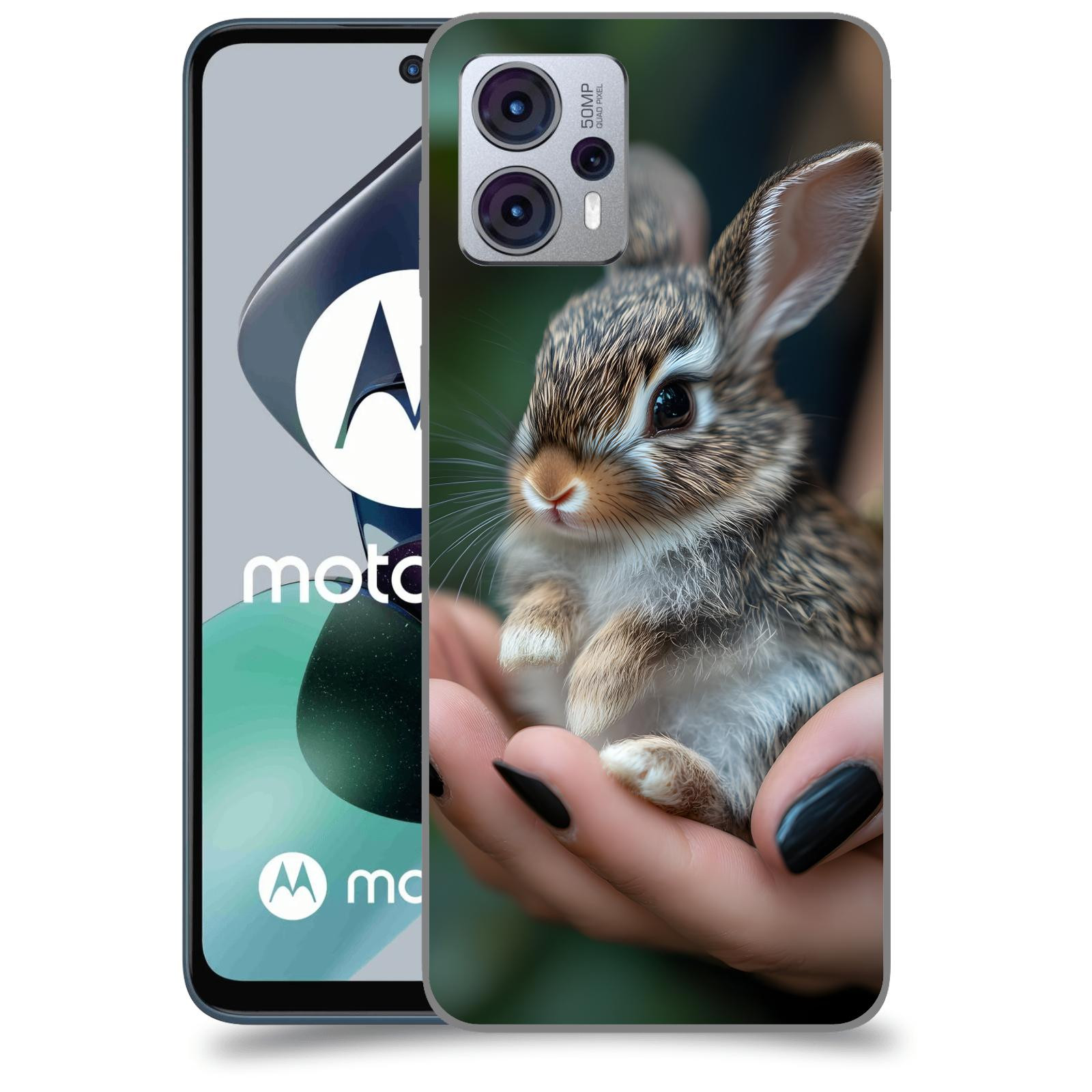 ACOVER Kryt na mobil Motorola Moto G23 - Králíček