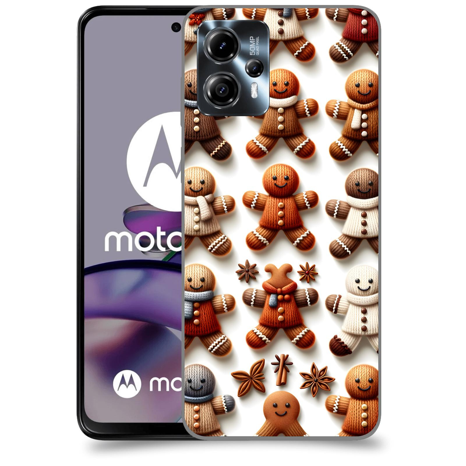 ACOVER Kryt na mobil Motorola Moto G13 - Perníčky 2