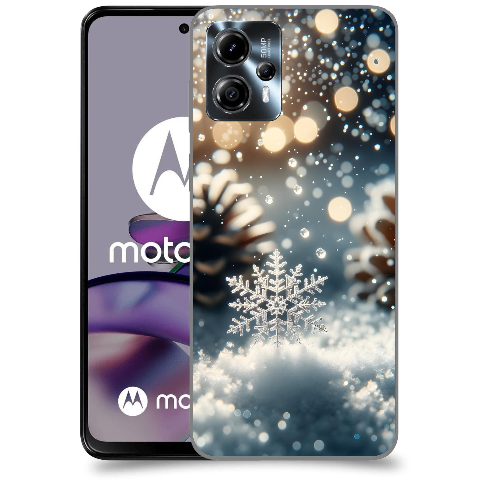 ACOVER Kryt na mobil Motorola Moto G13 - Vločka