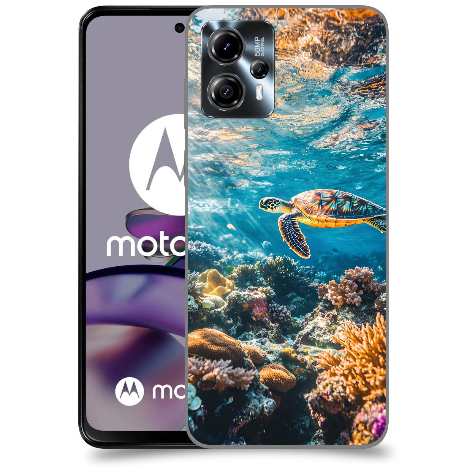 ACOVER Kryt na mobil Motorola Moto G13 - Želva