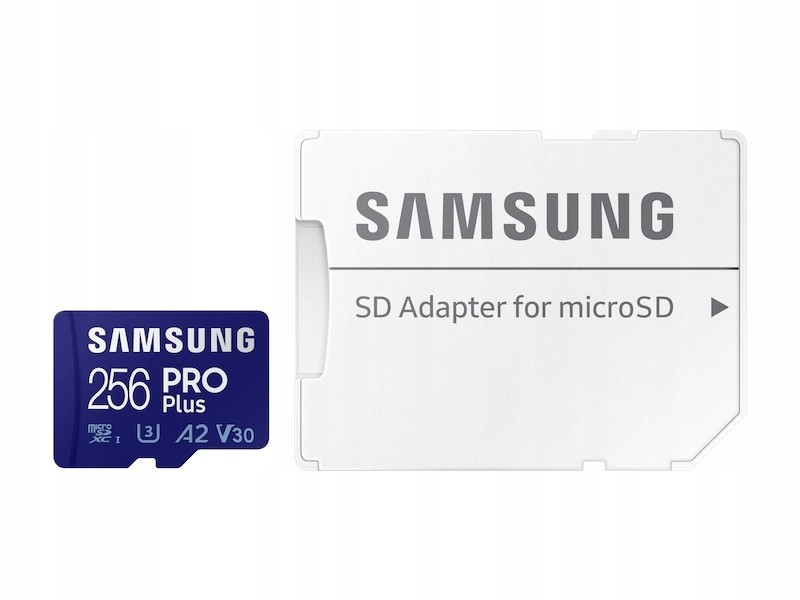 Karta Samsung 256GB microSDXC Pro Plus 160MB/s adaptér