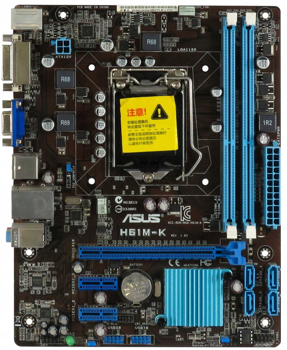 Asus H61M-K Rev. 1,03 p.1155 DDR3 mATX