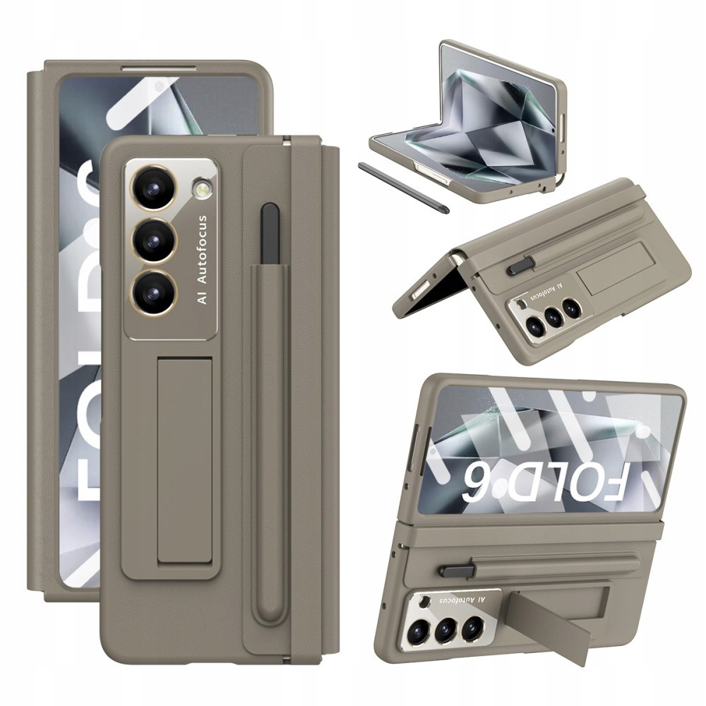 Pouzdro pro Galaxy Z Fold6 se stylusem a sklem na vnější displej, kryt