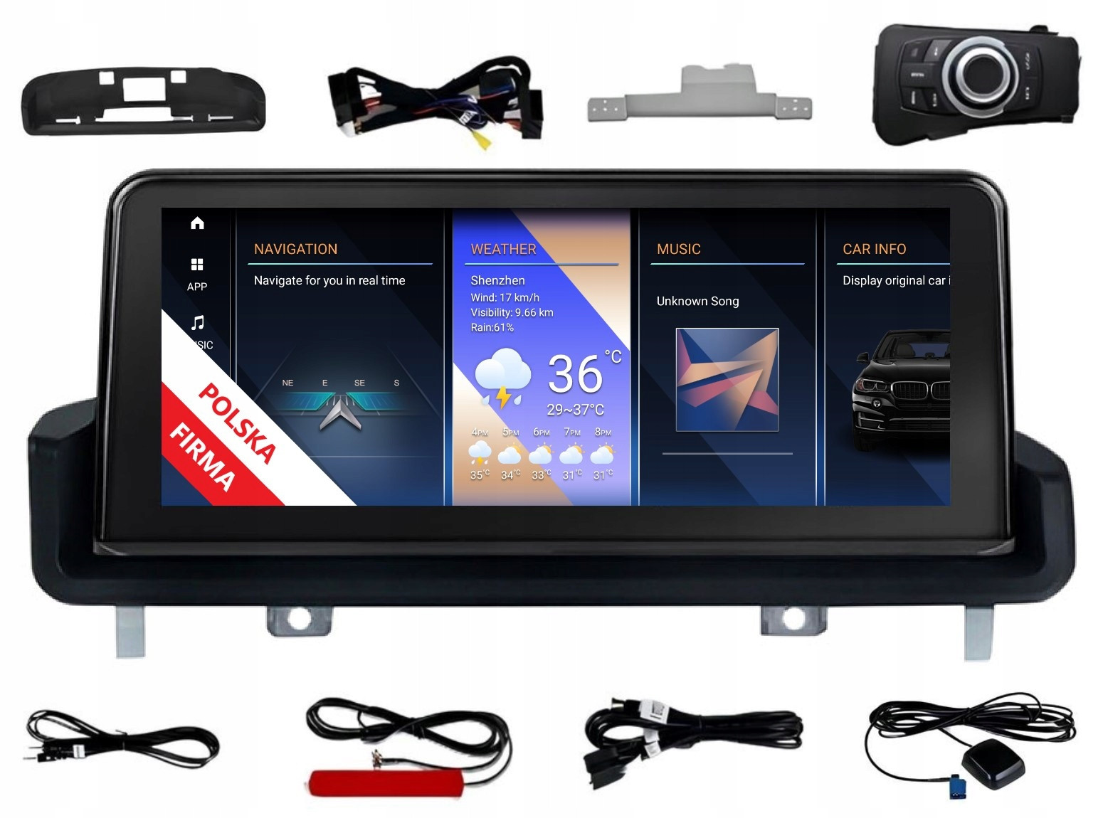 Navigace Monitor Android Bmw E90 E91 E92 Snapdragon 665 8 Gb Carplay Lte