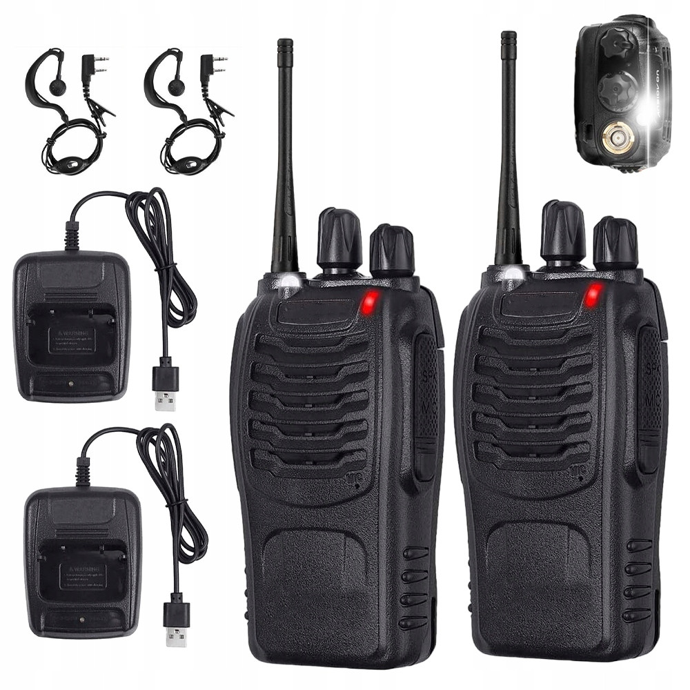 Walkie Talkie Vysílačky BF-888S 2 Ks Vysoká Kvalita