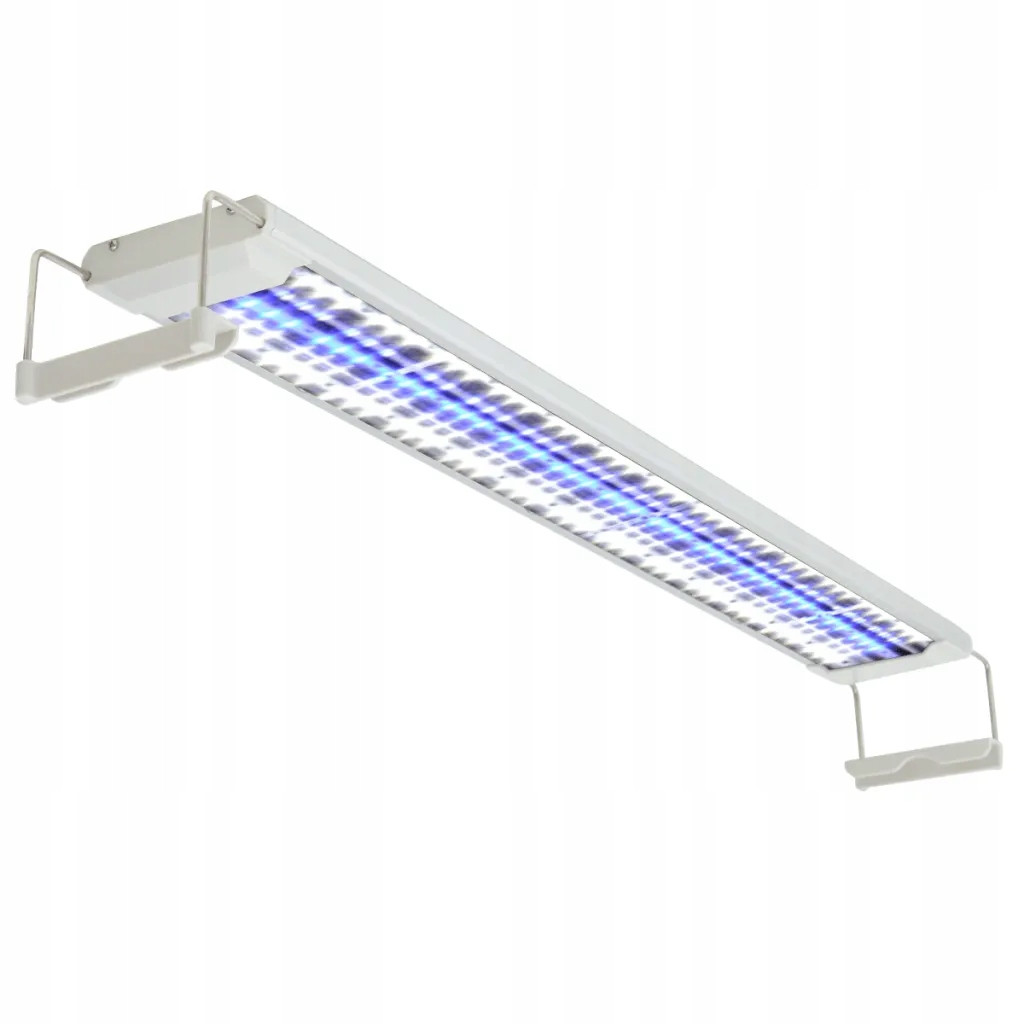 vidaXL Led lampa do akvária, IP67, hliníková, 80-90 cm