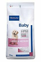 Virbac Veterinary HPM Baby Large & Medium pro štěňata - 2 x 12 kg