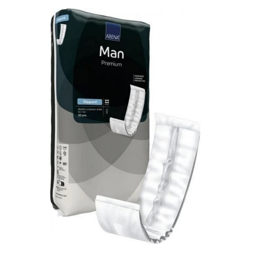 Abena Man Premium Slipguard pleny absorpční skládané, pro muže, 900ml, 20ks