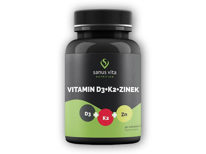 Sanus Vita Vitamin D3 + K2 + Zinek 90 tobolek