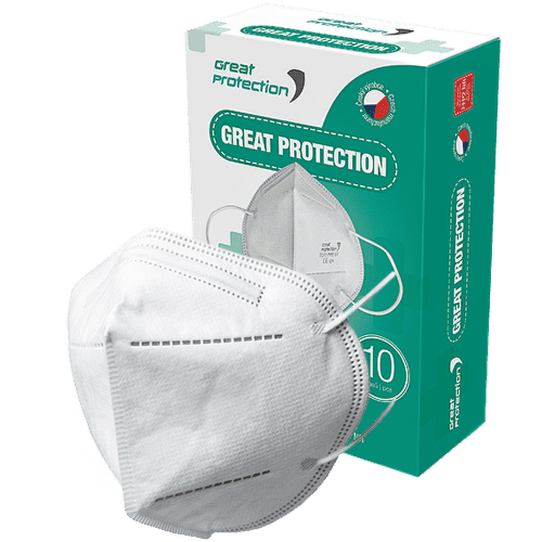 Great Protection Respirátor Top2 Ffp2 Nr 10ks