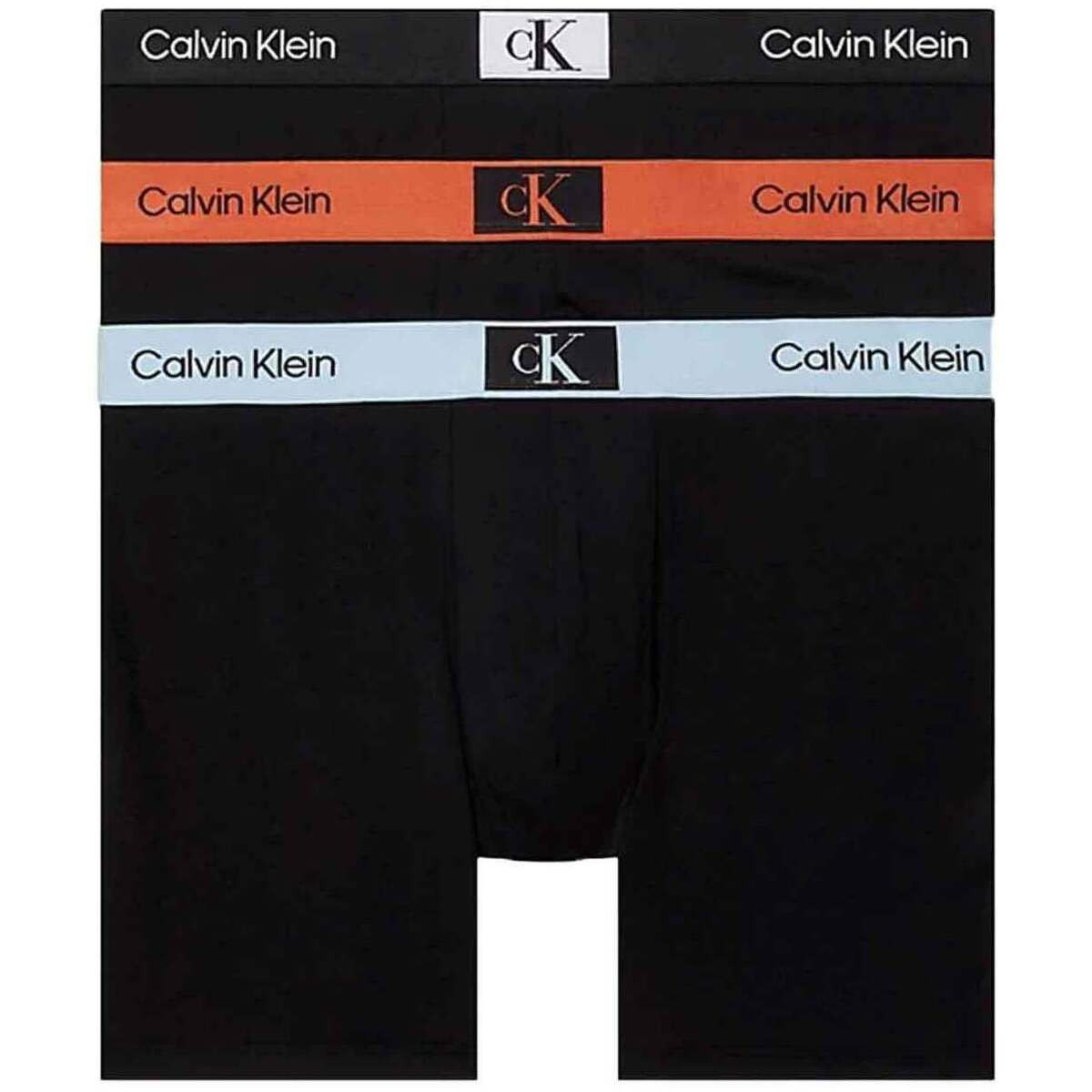 Calvin Klein Jeans  3 Pack Boxer Briefs Black  Černá