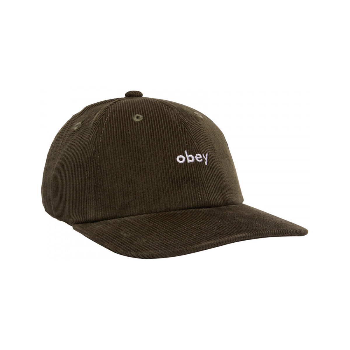 Obey  Lowercase corduroy 6 panel str  Zelená