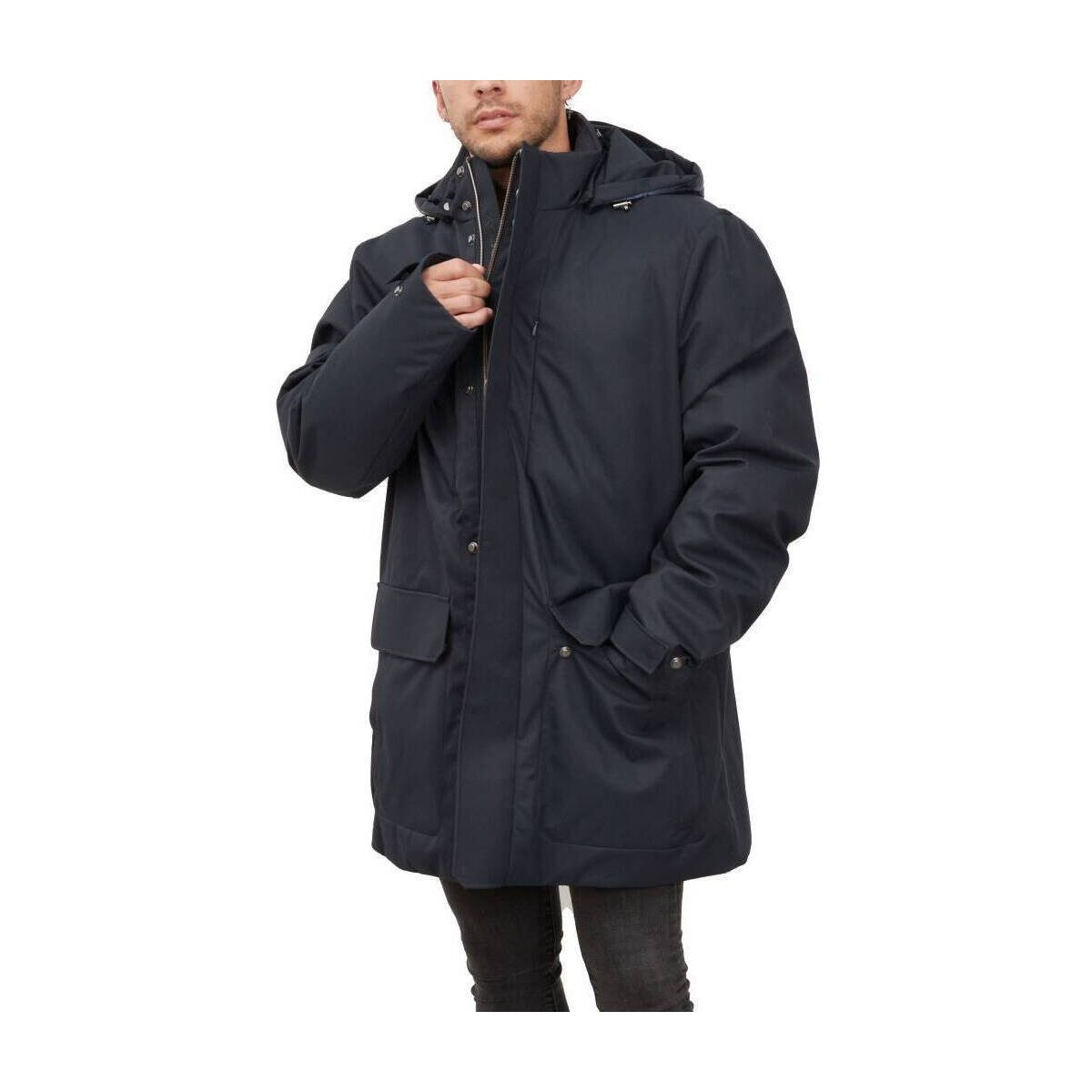 Geox  M AERANTIS PARKA  Modrá