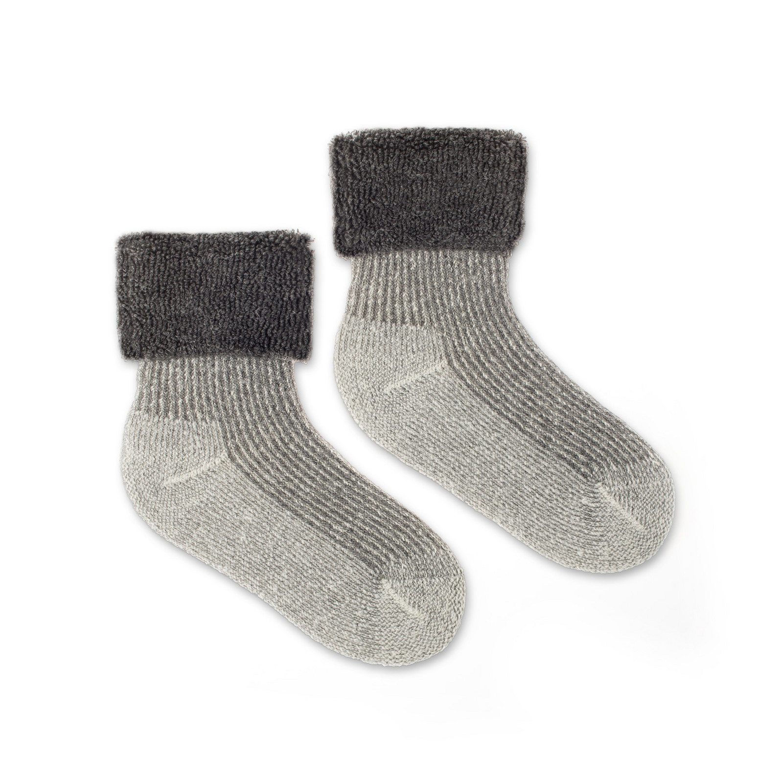 Dětské vlněné ponožky Vlnáč Termo šedé