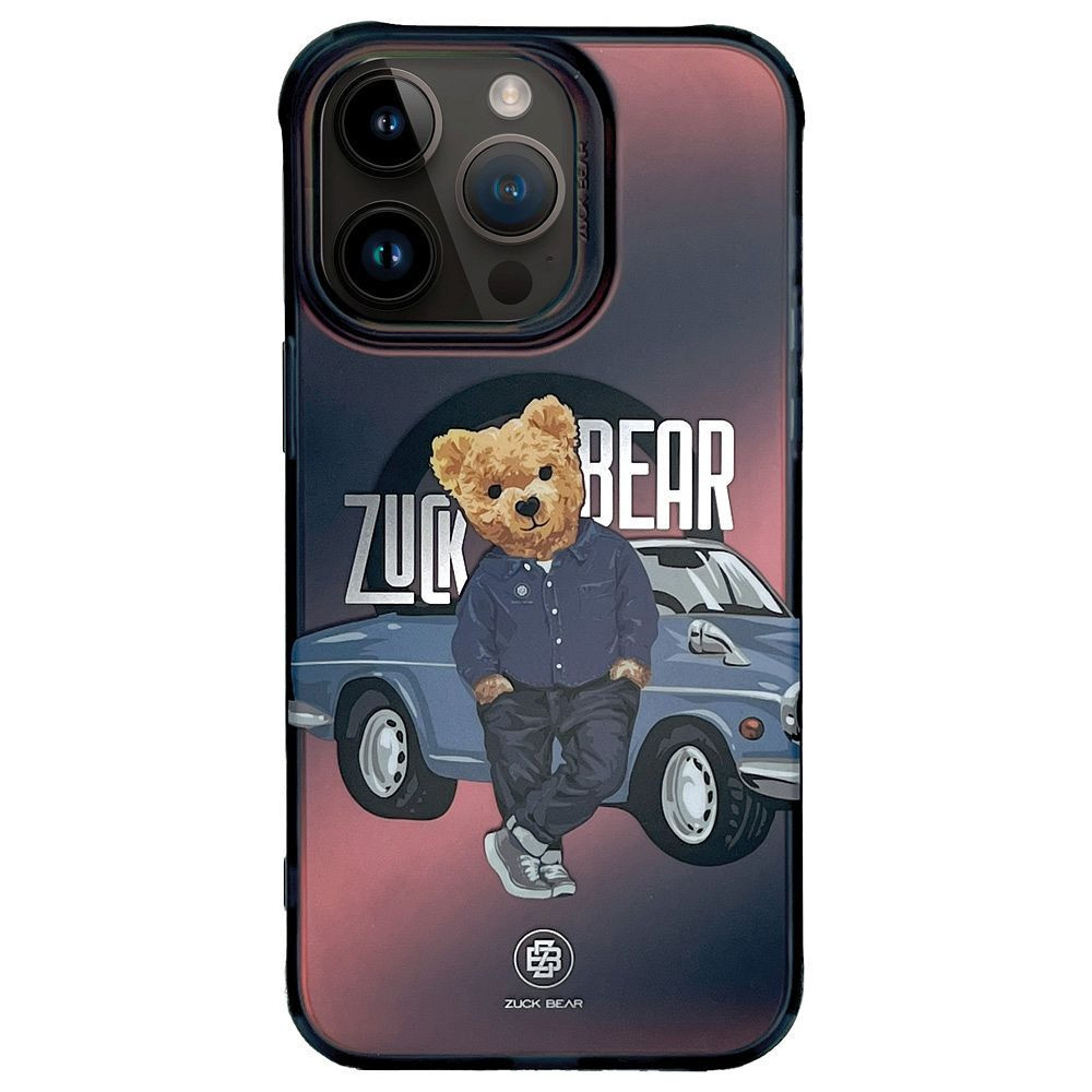 Zadní kryt ZUCK BEAR case CALIFORNIA COOL MAG kompatibilní s MagSafe pro Apple iPhone 15 Pro Max, car