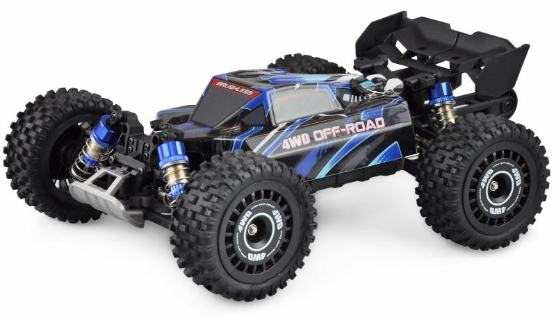 Amewi RC Hyper Go Buggy brushless 3S 4WD 1:16 RTR, modrá