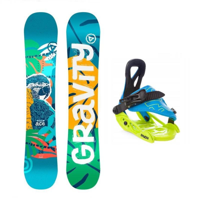 Gravity Ace dětský snowboard + Raven s160 snb vázání