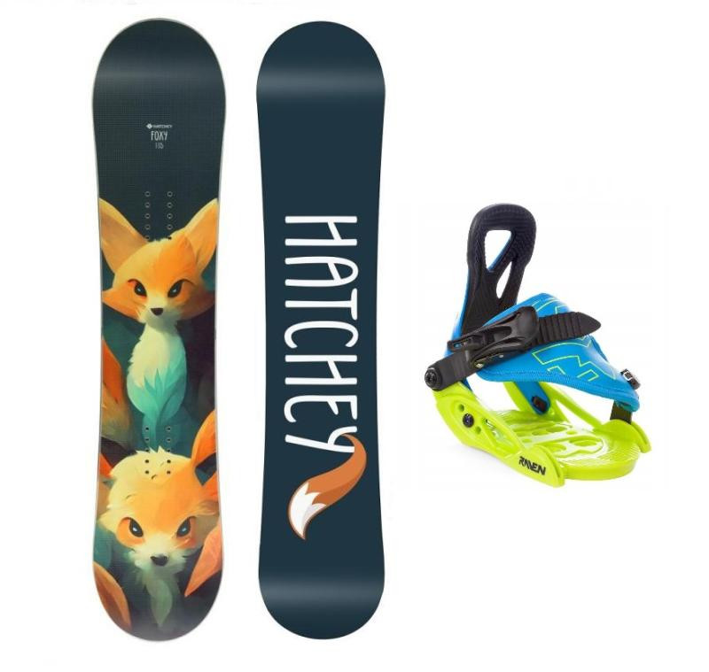 Hatchey Foxy dětský snowboard + Raven s160 dětské snb vázání