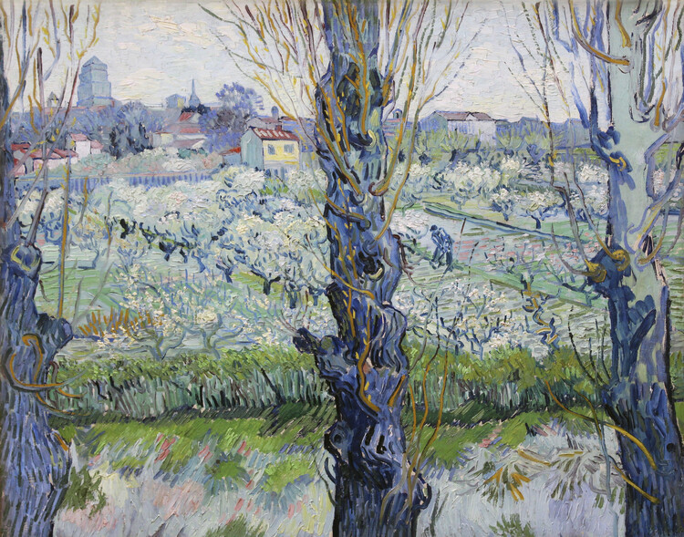 Vincent van Gogh Obrazová reprodukce View of Arles, 1889, Vincent van Gogh, 40 × 30 cm