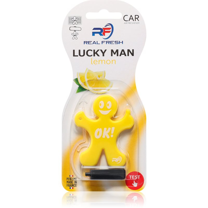 VINOVE Real Fresh Lucky Man Lemon vůně do auta 1 ks