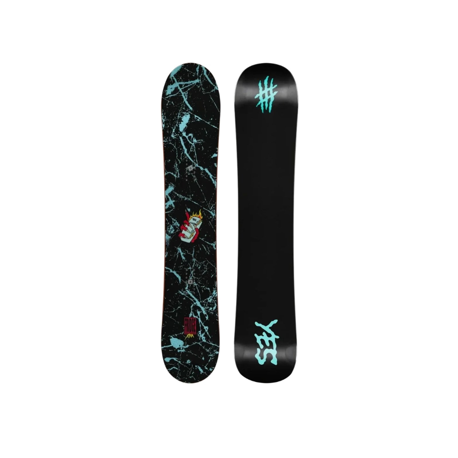 snowboard YES - Fridge Master Xtrm Black Marble (BLACK) velikost: 158