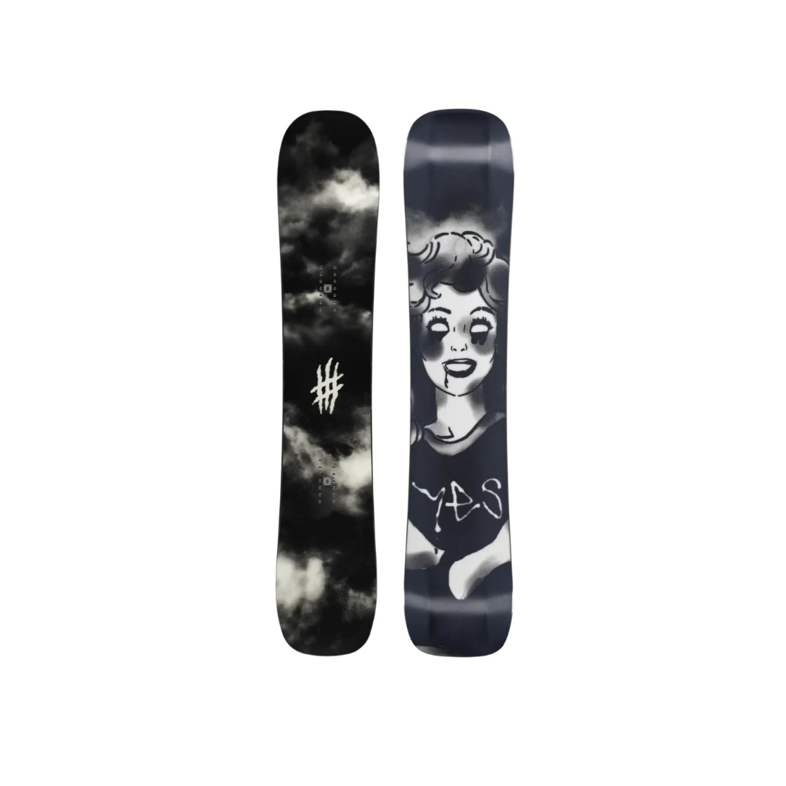 snowboard YES - Shifter Black Storm (BLACK)