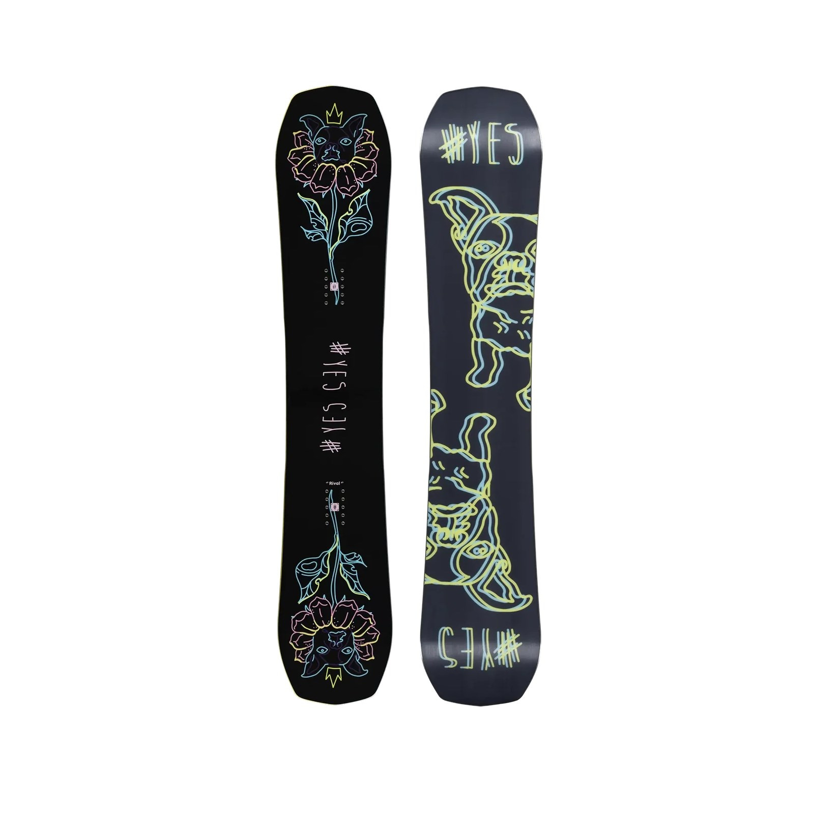 snowboard YES - Rival Black (BLACK)