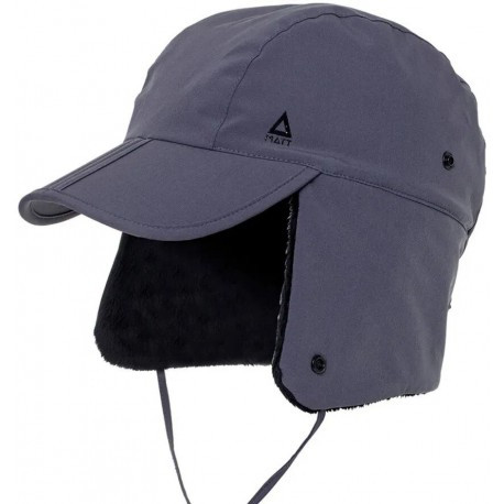 Matt Waterproof and breathable Cap 6026 GR šedá unisex nepromokavá čepice ušanka