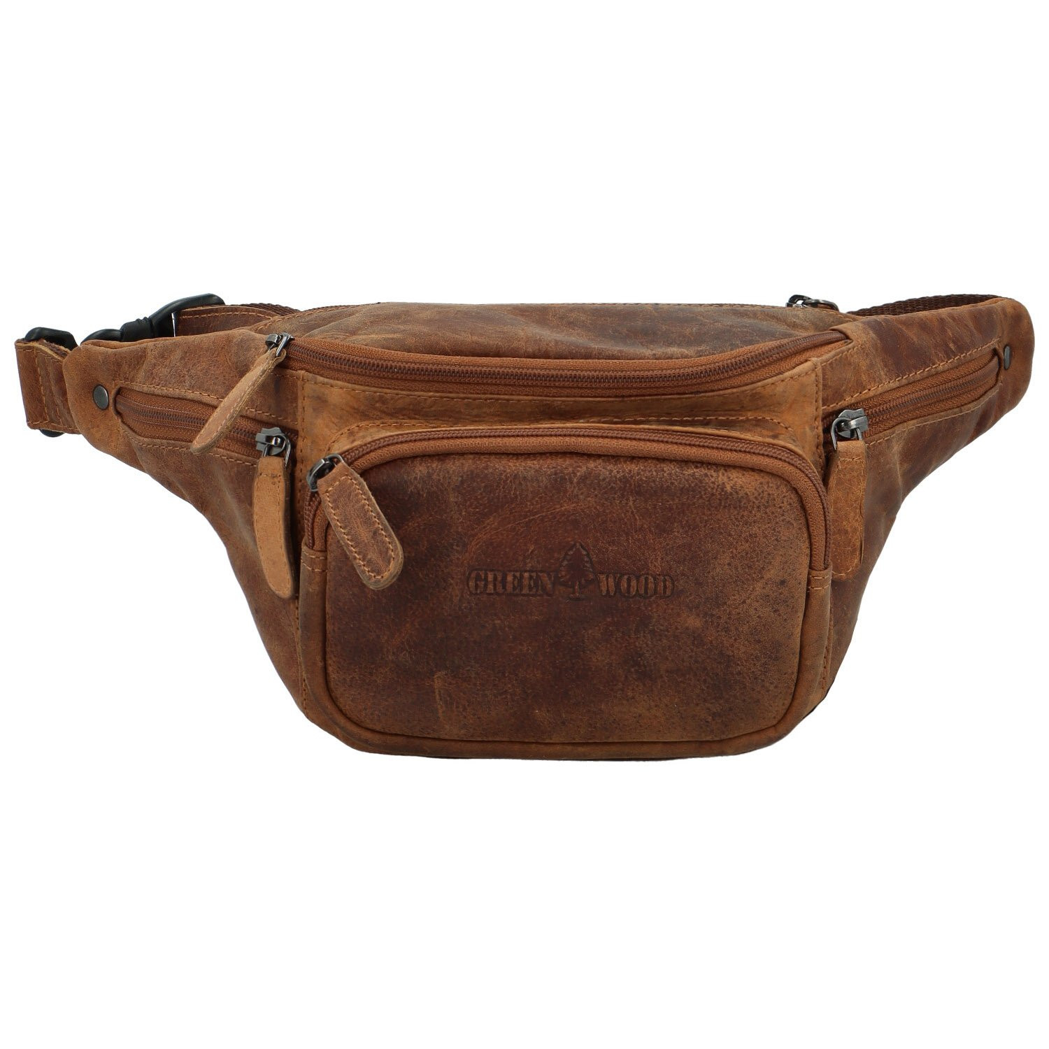 Kožená ledvinka Greenwood world, camel