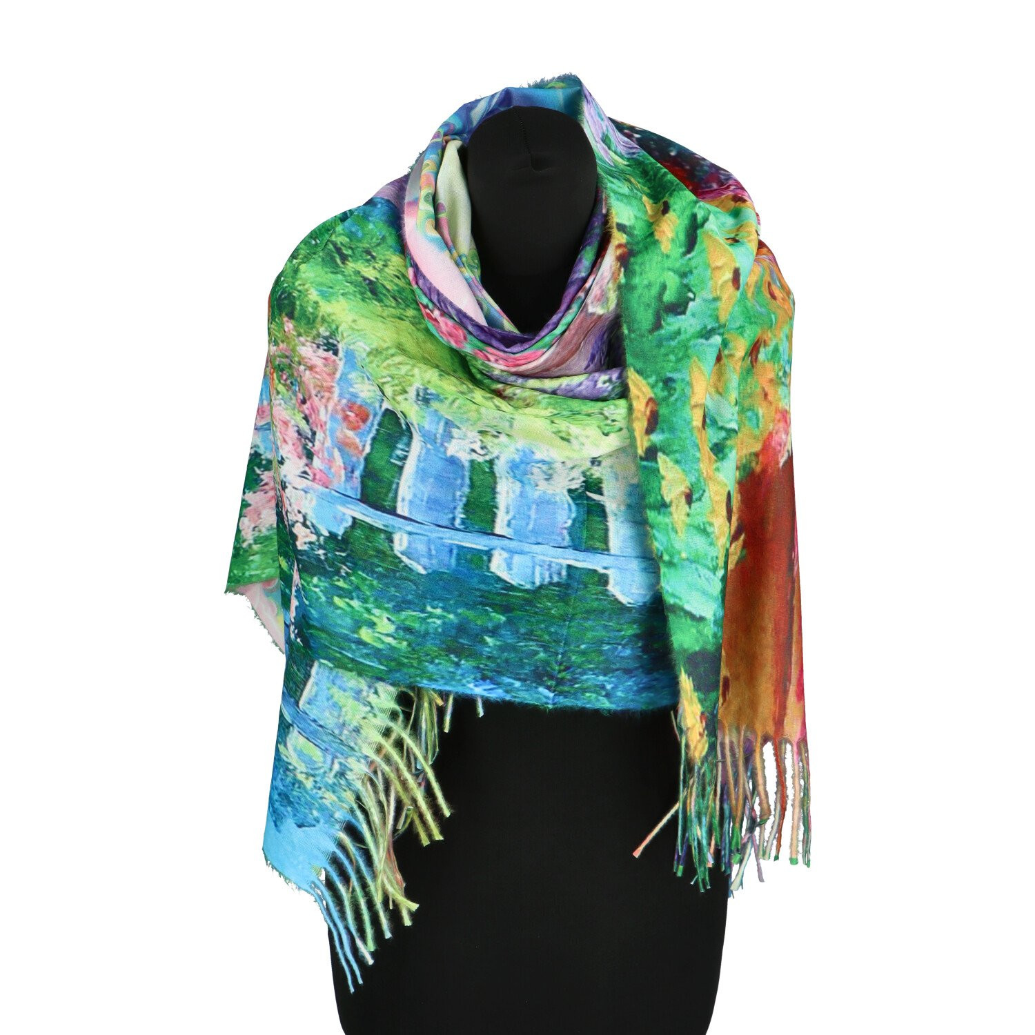 Módní dámská šála Winifre, zahrada