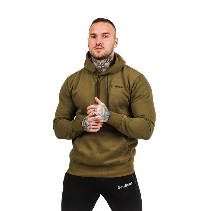 Mikina Athlete Military Green Black m - GymBeam