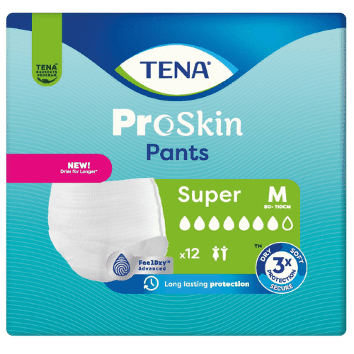 TENA Proskin Pants Super M Inkontinenční kalhotky 12ks - II. jakost