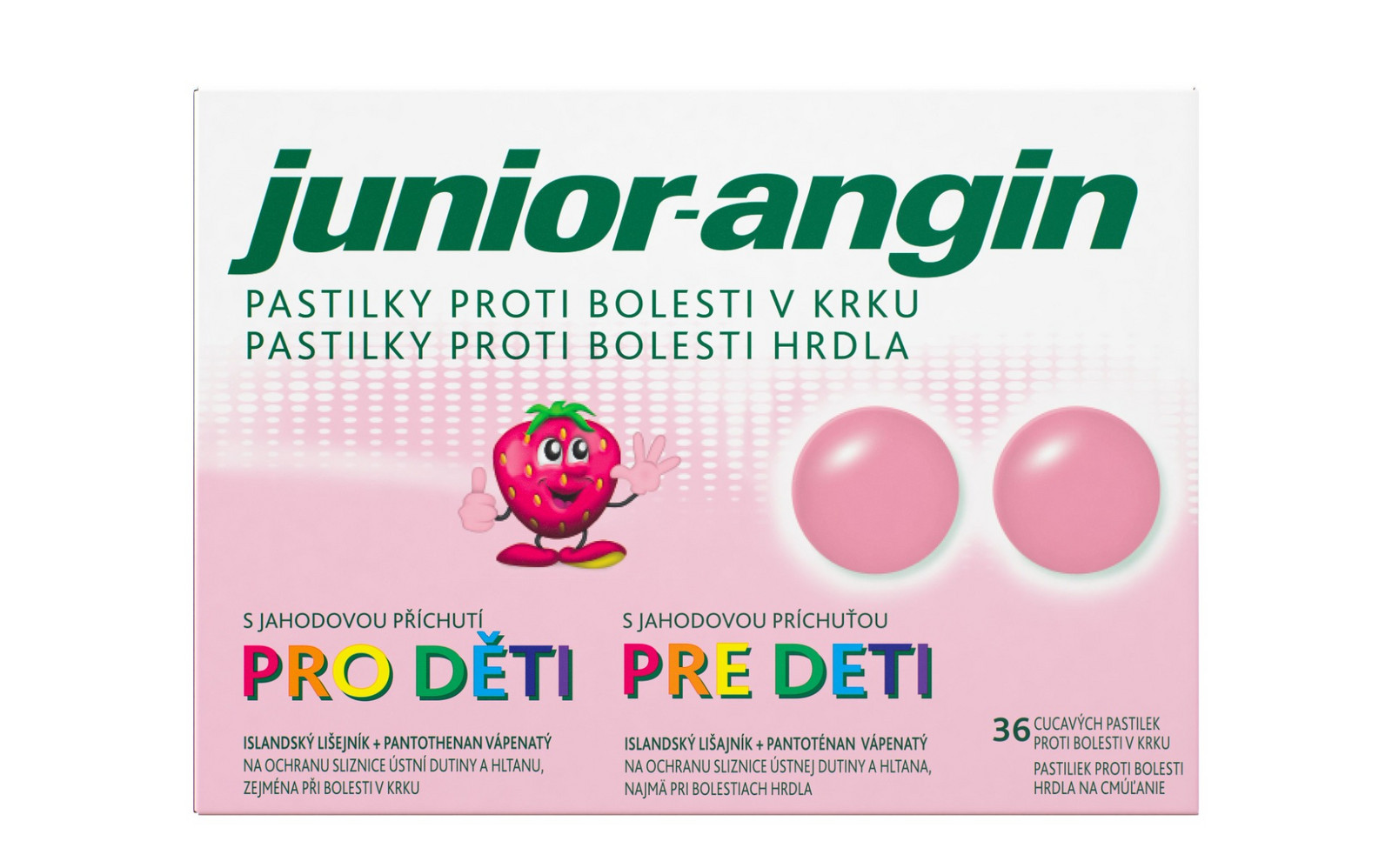 Junior-angin 36 pastilek