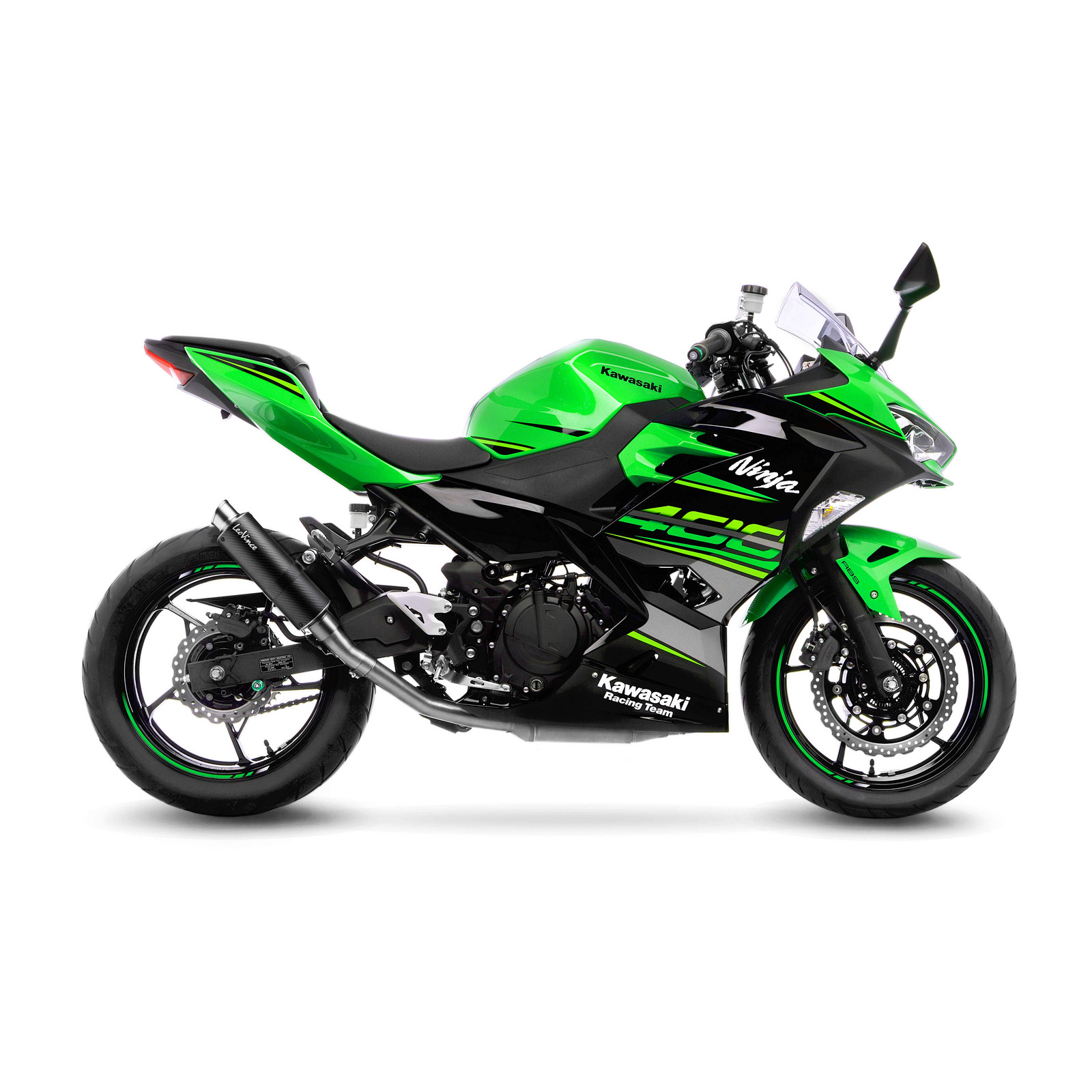 LeoVince GP Corsa Matte Slip-on KAWASAKI NINJA 400 (18-21), NINJA 400 (22-23), Z 400 (19-21), Z 400 (22-23), NINJA 500/SE (24 >), Z 500/SE (24 >)