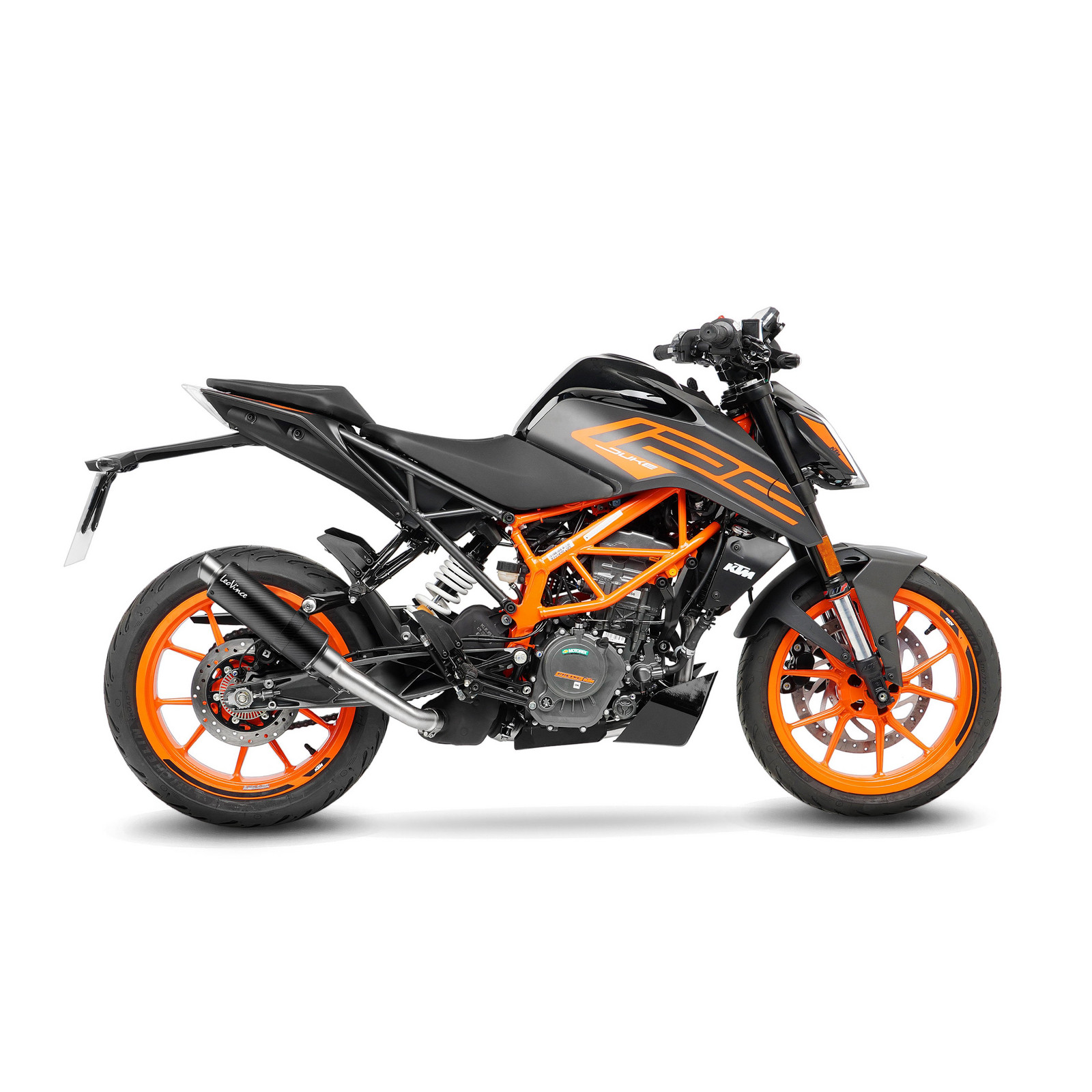 LeoVince GP Corsa Matte Slip-on KTM DUKE 125, DUKE 390 (21-23)