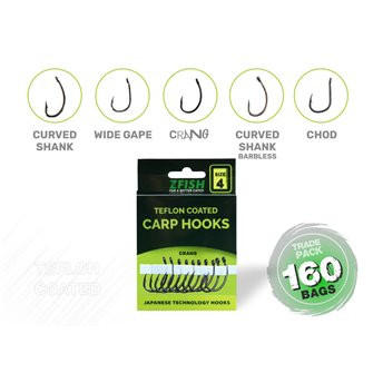 ZFISH Trade Pack Teflonové Háčky 160ks|ZF-2092