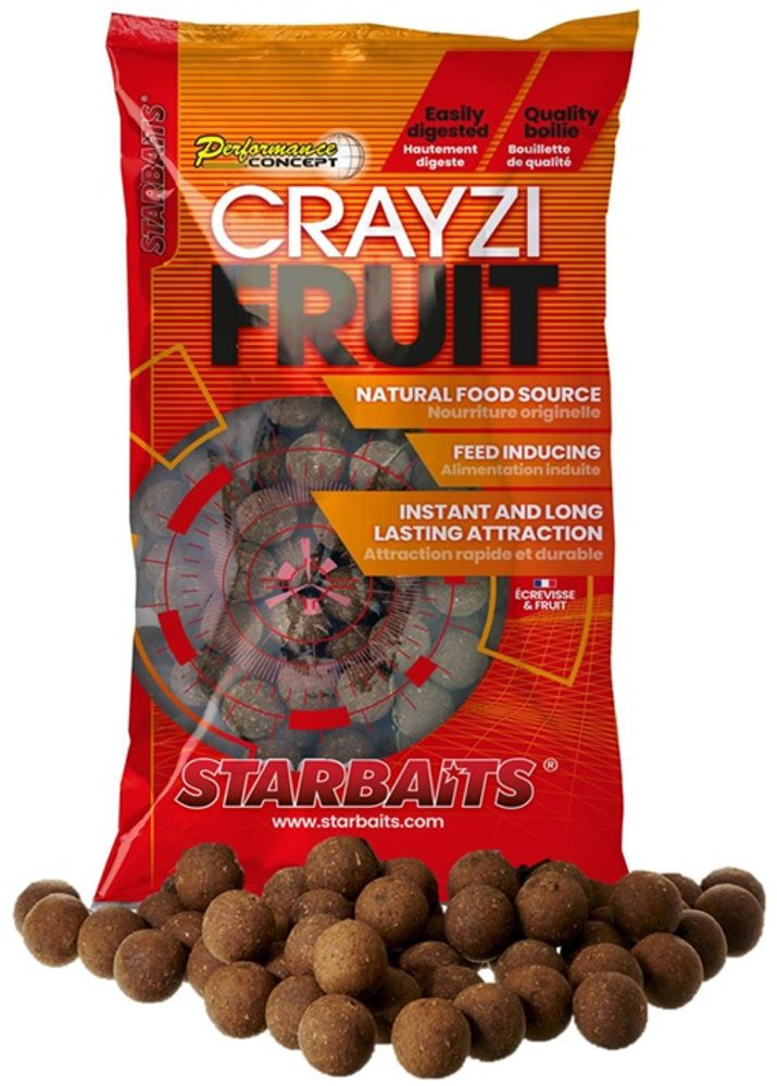 Starbaits Boilies Crayzi Fruit 800g - 14mm