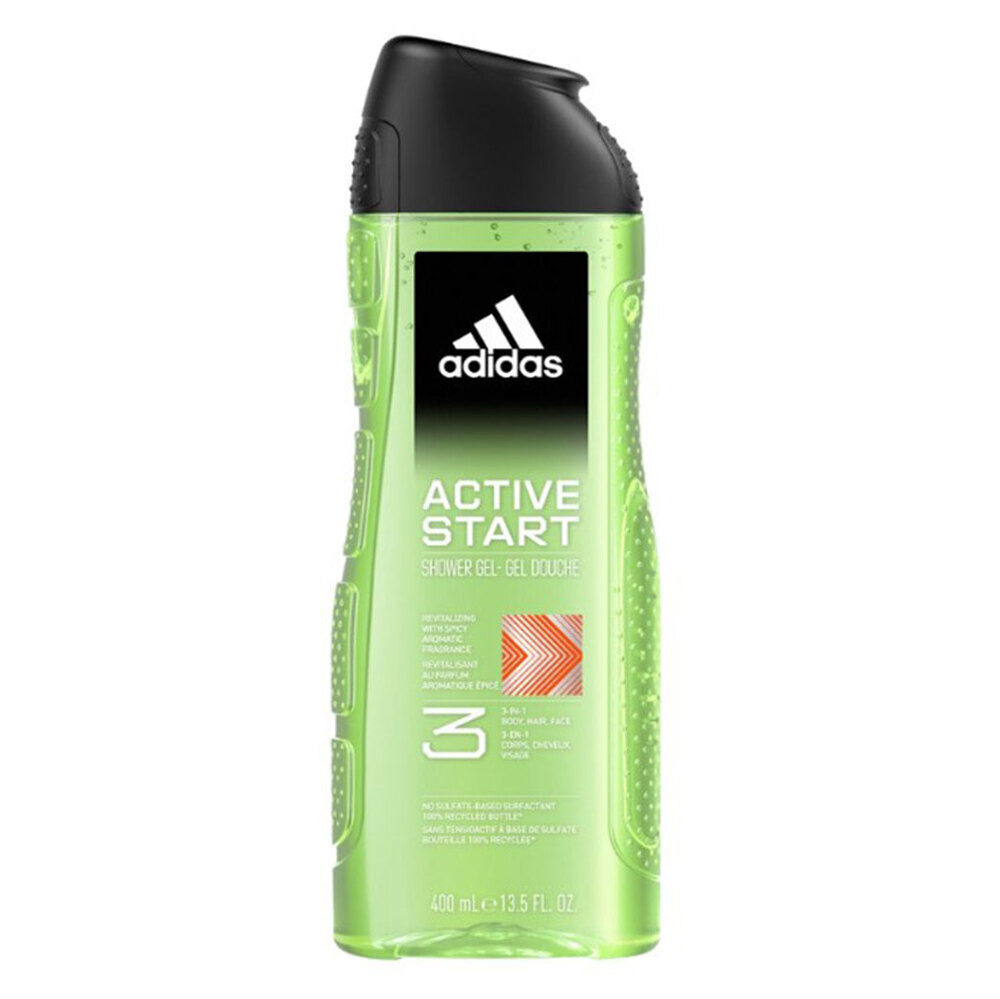 ADIDAS Men A3 Hair&Body Sprchový gel Active Start 400 ml, poškozený obal