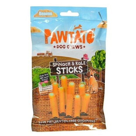 BENEVO Odměna pro psy pawtato sticks spinach & kale 120 g