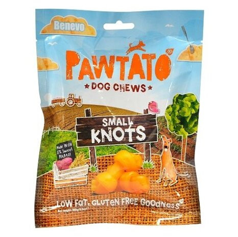 BENEVO Odměna pro psy pawtato knots small 150 g