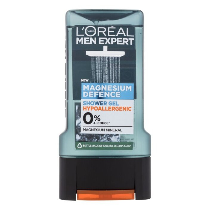 L'ORÉAL Men Expert Sprchový gel Magnesium Defence 300 ml, poškozený obal