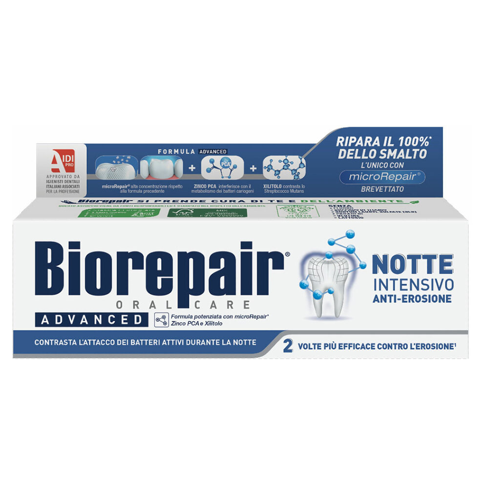 BIOREPAIR Advanced Intensive Night Zubní pasta 75 ml, poškozený obal