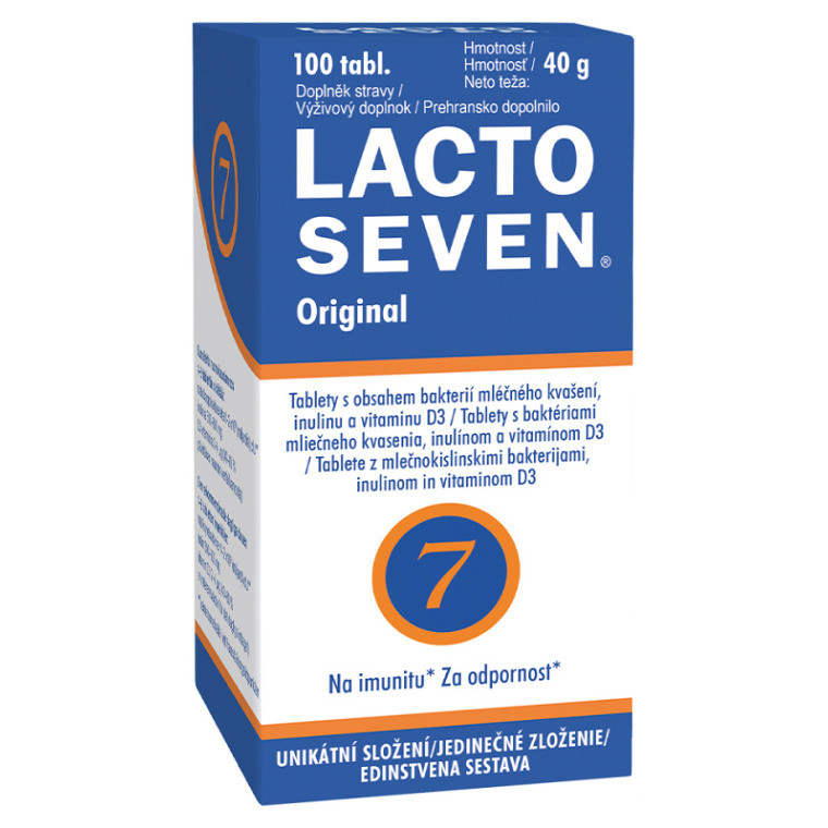 LACTOSEVEN 100 tablet, poškozený obal